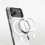 Apple iPhone 17 Pro Max Kılıf M-safe Şarj Özellikli Metal Kamera Çerçeveli Airbag Tasarımlı Lenyes CK221 Sert PC Kapak