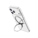 Apple iPhone 17 Pro Max Kılıf M-safe Şarj Özellikli  Wiwu MCC-201 iShield Ultra Serisi Standlı Crystal Sert PC Kapak
