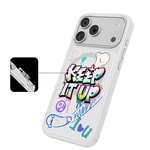 Apple iPhone 17 Pro Max Kılıf M-safe Şarj Özellikli 3D Baskılı Tasarım Mutural Graffiti Serisi Kapak