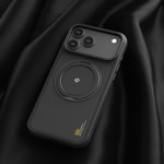 Apple iPhone 17 Pro Max Kılıf M-safe Şarj Özellikli Metal Standlı Lenyes CK225 Kapak