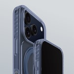 Apple iPhone 17 Pro Max Kılıf M-Safe Şarj Özellikli Airbag Tasarımlı Standlı AmazingThing Titan Pro MagSpin Kapak