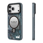 Apple iPhone 17 Pro Max Kılıf M-safe Şarj Özellikli Kamera Denetim Butonlu Youngkit Technology Serisi Kapak