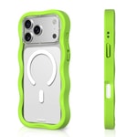 Apple iPhone 17 Pro Max Kılıf M-safe Şarj Özellikli Youngkit Wave Clear Serisi Kapak