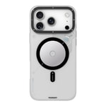 Apple iPhone 17 Pro Max Kılıf M-safe Şarj Özellikli Disk Desenli Youngkit Disc Battle Kapak
