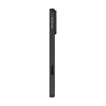 Apple iPhone 17 Pro Max Kılıf M-safe Şarj Özellikli 1500D Aramid Fiber Pitaka Military-Grade Classic Serisi Black-Grey Twill Kapak