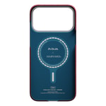 Apple iPhone 17 Pro Max Kılıf M-safe Şarj Özellikli Aramid Fiber Pitaka Harvard University Serisi Kapak