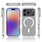 Apple iPhone 17 Pro Max Kılıf M-Safe Şarj Özellikli Airbag Tasarımlı Standlı AmazingThing Titan Pro MagSpin Kapak