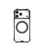 Apple iPhone 17 Pro Max Kılıf M-safe Şarj Özellikli Parmak Ring Standlı Airbag Tasarımlı Mutural Obsidian Serisi Kapak