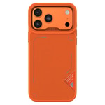 Apple iPhone 17 Pro Max Kılıf M-safe Şarj Özellikli O-Ring Metal Kamera Çerçeveli Kajsa Matrix Collection Kapak