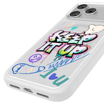 Apple iPhone 17 Pro Max Kılıf M-safe Şarj Özellikli 3D Baskılı Tasarım Mutural Graffiti Serisi Kapak