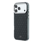 Apple iPhone 17 Pro Max Kılıf Mercedes Benz Orjinal Lisanslı M-Safe Şarj Özellikli Çift Katmanlı Yıldız Desenli Dizayn Kapak