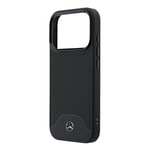 Apple iPhone 17 Pro Max Kılıf Mercedes Benz Orjinal Lisanslı M-safe Şarj Özellikli 3D Metal Logolu Wood Deri Dokumalı Kapak