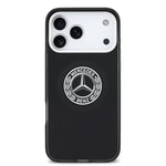 Apple iPhone 17 Pro Max Kılıf Mercedes Benz Orjinal Lisanslı M-safe Şarj Özellikli Çift Katmanlı PC Nostaljik Yıldız Dizayn Kapak