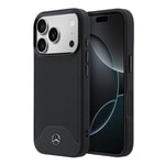 Apple iPhone 17 Pro Max Kılıf Mercedes Benz Orjinal Lisanslı M-safe Şarj Özellikli 3D Metal Logolu Wood Deri Dokumalı Kapak