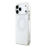 Apple iPhone 17 Pro Max Kılıf Mercedes Benz Orjinal Lisanslı M-safe Şarj Özellikli Buzlu PC Nostaljik Yıldız Dizayn Kapak