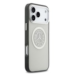 Apple iPhone 17 Pro Max Kılıf Mercedes Benz Orjinal Lisanslı M-safe Şarj Özellikli Çift Katmanlı PC Nostaljik Yıldız Dizayn Kapak