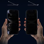 Apple iPhone 17 Pro Max Wiwu Wi-SQ009 Easy Install iPrivacy 360° Anti-Peep Oleofobik Temperli Cam Ekran Koruyucu + Kolay Uygulama Aparatlı