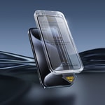 Apple iPhone 17 Pro Max Wiwu Wi-SQ009 Easy Install iPrivacy 360° Anti-Peep Oleofobik Temperli Cam Ekran Koruyucu + Kolay Uygulama Aparatlı