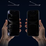 Apple iPhone 17 Pro Wiwu Wi-SQ009 Easy Install iPrivacy 360° Anti-Peep Oleofobik Temperli Cam Ekran Koruyucu + Kolay Uygulama Aparatlı