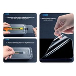 Apple iPhone 17 Zore 3D Oliv HD Temperli Cam Ekran Koruyucu + Kolay Uygulama Aparatı