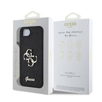 Apple iPhone 17E Kılıf Guess Orjinal Lisanslı 4G Büyük Metal Logolu Glitter Kapak