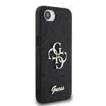 Apple iPhone 17E Kılıf Guess Orjinal Lisanslı 4G Büyük Metal Logolu Glitter Kapak