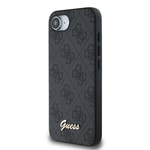 Apple iPhone 17E Kılıf Guess Orjinal Lisanslı 4G Desenli Script Metal Logolu Kapak