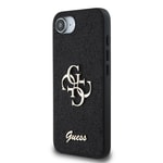 Apple iPhone 17E Kılıf Guess Orjinal Lisanslı 4G Büyük Metal Logolu Glitter Kapak