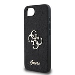 Apple iPhone 17E Kılıf Guess Orjinal Lisanslı 4G Büyük Metal Logolu Glitter Kapak