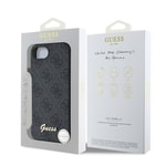 Apple iPhone 17E Kılıf Guess Orjinal Lisanslı 4G Desenli Script Metal Logolu Kapak