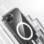 Apple iPhone 17E Kılıf M-safe Şarj Özellikli Şeffaf Sert PC Zore Embos Kapak