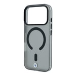 Apple iPhone 18 Pro Kılıf BMW Orjinal Lisanslı M-safe Şarj Özellikli Metal Logolu Buzlu IML Baskılı Kapak