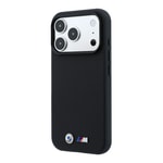 Apple iPhone 18 Pro Kılıf BMW Orjinal Lisanslı M-safe Şarj Özellikli Metal Logolu Karbon Fiber Kevlar Kapak