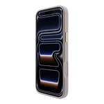 Apple iPhone 18 Pro Kılıf Guess Orjinal Lisanslı M-safe Şarj Özellikli Metal Kamera Çerçeveli C-Magnet 4G Desenli Yazı Logolu Kapak