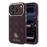 Apple iPhone 18 Pro Kılıf Guess Orjinal Lisanslı M-safe Şarj Özellikli Üçgen Logolu Zebra Desenli Silikon Kapak