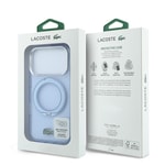 Apple iPhone 18 Pro Kılıf Lacoste Orjinal Lisanslı M-safe Şarj Özellikli 360 Derece Dönebilen Standlı İkonik Timsah Logolu Kapak