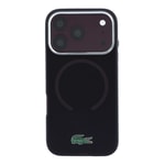 Apple iPhone 18 Pro Kılıf Lacoste Orjinal Lisanslı M-safe Şarj Özellikli Lake Timsah Logolu IML Frosted Kapak