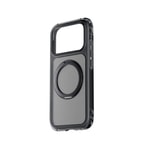 Apple iPhone 18 Pro Kılıf Lenyes Air Bumper Serisi M-safe Şarj Özellikli Airbag Tasarımlı Standlı Kapak