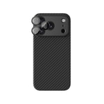 Apple iPhone 18 Pro Kılıf M-Safe Şarj Özellikli 1500D Aramid Fiber AmazingThing Titan Max SLens Serisi Kapak