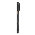 Apple iPhone 18 Pro Kılıf M-safe Şarj Özellikli Raptic Aramid Dual Rise Serisi 24 Ayar Altın Kaplamalı Karbon Kapak