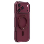 Apple iPhone 18 Pro Kılıf M-safe Şarj Özellikli Raptic Air Stand Serisi Aynalı Arka Yüzey Standlı Kapak