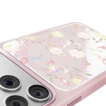 Apple iPhone 18 Pro Kılıf M-safe Şarj Özellikli Çiçek Tasarımlı Mutural Flower Serisi Kapak