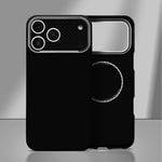 Apple iPhone 18 Pro Kılıf M-Safe Şarj Özellikli Zore Paris Zerre Sert PC Kapak