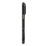Apple iPhone 18 Pro Kılıf M-safe Şarj Özellikli Metal Kamera Çerçeveli Raptic Aramid Dual Karbon Fiber Mondrian Serisi Kapak