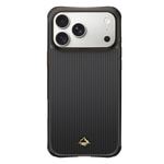 Apple iPhone 18 Pro Kılıf M-safe Şarj Özellikli Raptic Aramid Dual Reynis Serisi Karbon Kapak
