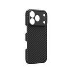 Apple iPhone 18 Pro Kılıf M-safe Şarj Özellikli 1500D Aramid Fiber Lens Korumalı Amazingthing Titan Max Serisi Karbon Kapak