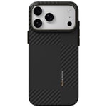Apple iPhone 18 Pro Kılıf M-safe Şarj Özellikli 600D Metal Kamera Çerçeveli Raptic Aramid Karbon Fiber Geotik Serisi Kapak