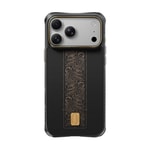 Apple iPhone 18 Pro Kılıf M-safe Şarj Özellikli Raptic Aramid Dual Rise Serisi 24 Ayar Altın Kaplamalı Karbon Kapak