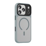 Apple iPhone 18 Pro Kılıf Mat Arka Yüzey Wireless Şarj Özellikli Zore Flet M-safe Kapak