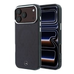 Apple iPhone 18 Pro Kılıf Mercedes Benz Orjinal Lisanslı M-safe Şarj Özellikli Çift Katmanlı Yıldız Desenli Sert PC Kapak